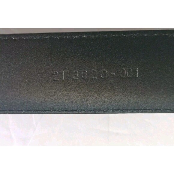 Polo Ralph Lauren Belt Sz 42  Italian Leather Black Dress Work Belt 2113620-001 - Picture 6 of 11